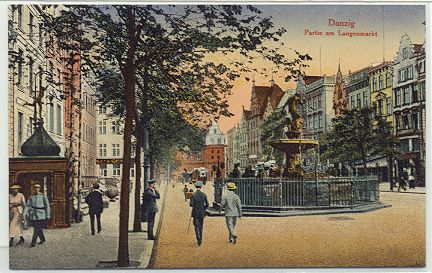 Danzig - Partie am Langenmarkt