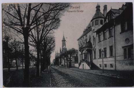 Memel - Alexanderstra�e 1921